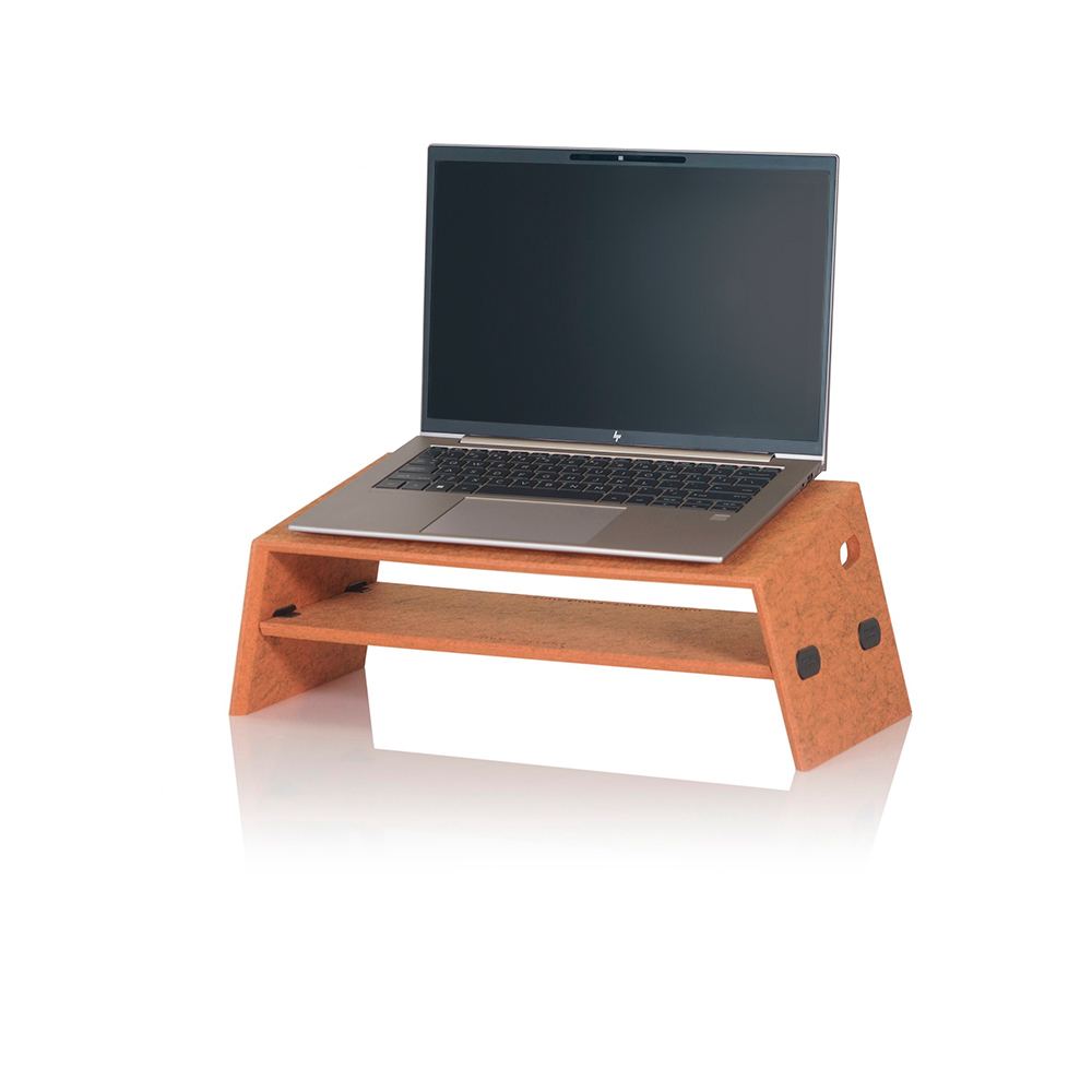 foldable Foldable notebook stand TRAVEL ergonomie - orange